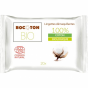 20 lingettes démaquillantes en coton Bio