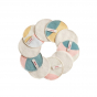 10 lingettes démaquillantes - Pastel Hoop